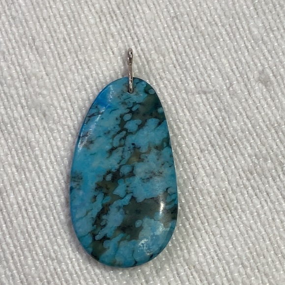 Turquoise Stone Pendant - Picture 2 of 2